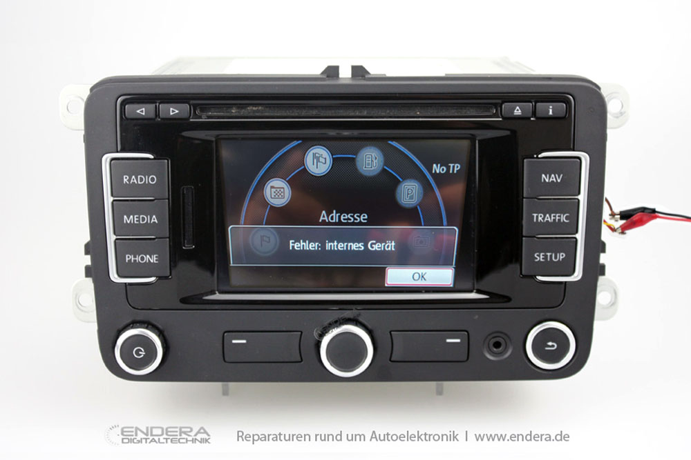 RNS Navigation Reparatur VW Sharan 7N